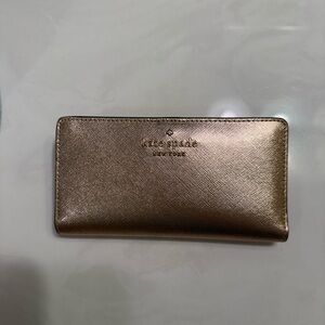 Kate Spade Rose Gold Wallet